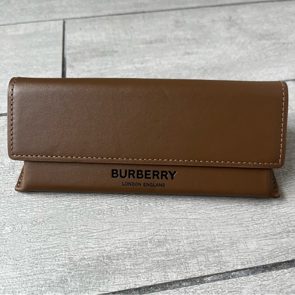 BURBERRY sunglasses case brown
